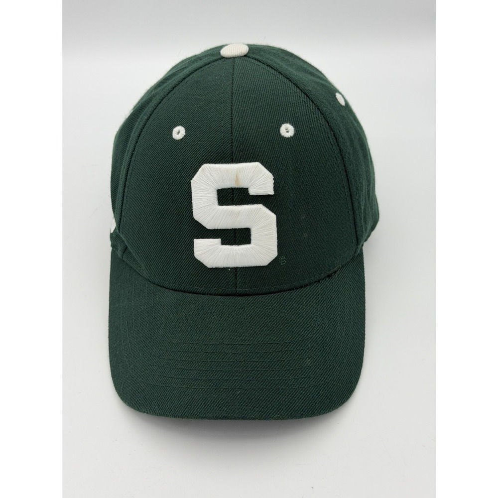 Y2K Nike Green Michigan State University Adjustable Cap Hat